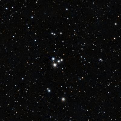 M73 Four-star asterism