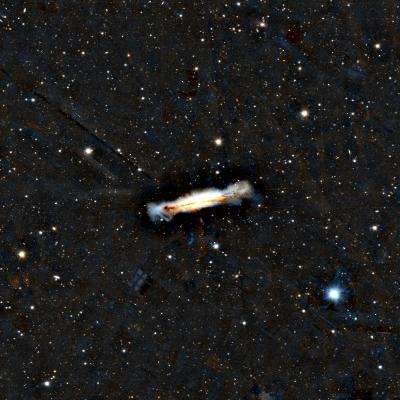 NGC 3628 Hamburger Galaxy