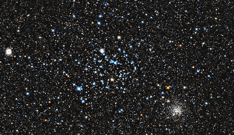 Foto simulata di un'ora di M35 con il Origin Mark II