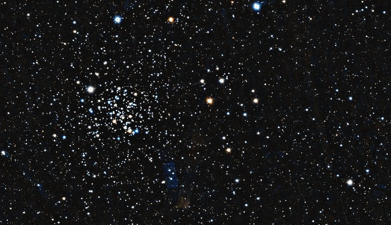Foto simulata di un'ora di M67 con il Origin Mark II