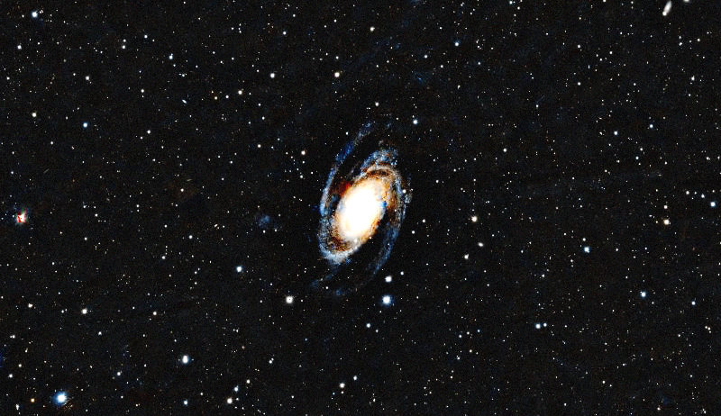 Photo simulée d'une heure de Bode's Galaxy avec le Origin Mark II