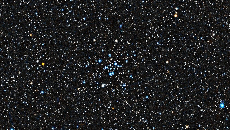 Foto simulata di un'ora di M34 con il DWARF mini