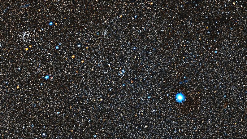 Foto simulata di un'ora di M103 con il Seestar S30 Pro