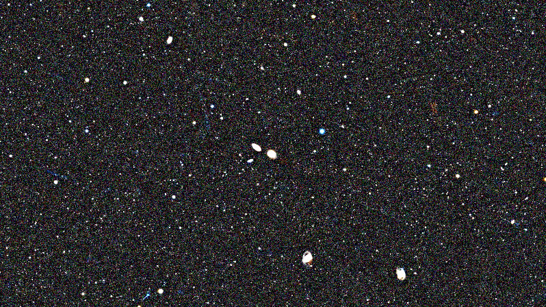 Foto simulata di un'ora di M105 con il Seestar S30 Pro