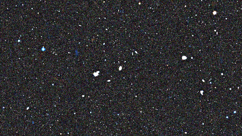 Foto simulata di un'ora di M59 con il Seestar S30 Pro