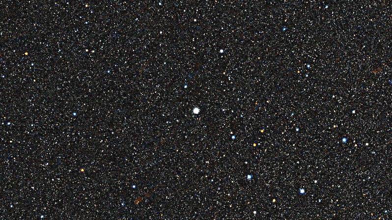Foto simulata di un'ora di M75 con il Seestar S30 Pro