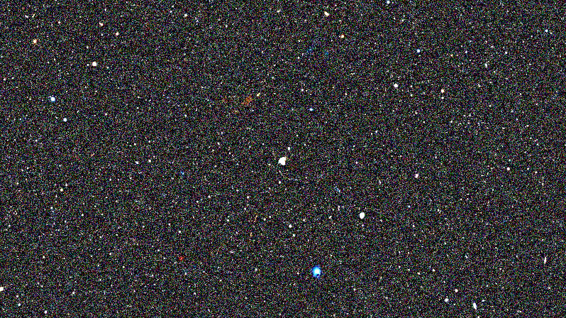 Foto simulata di un'ora di NGC 4038 Antennae Galaxies con il Seestar S30 Pro