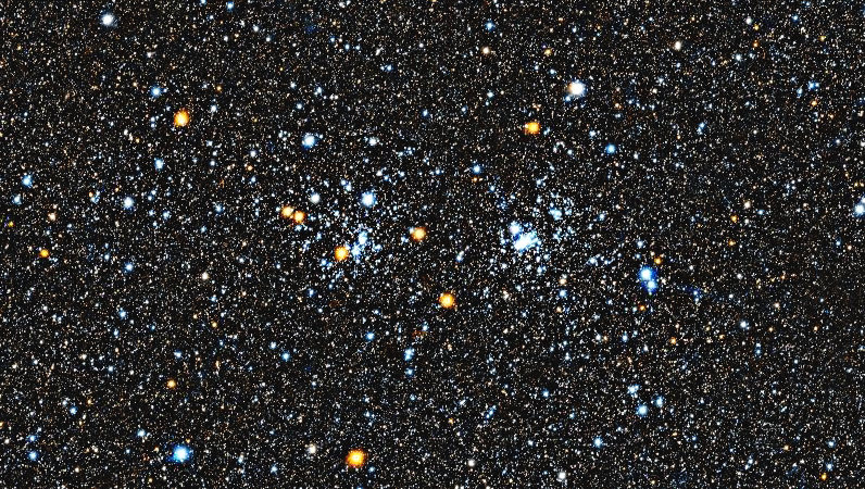 Foto simulata di un'ora di NGC 869 Double Cluster con il Seestar S30