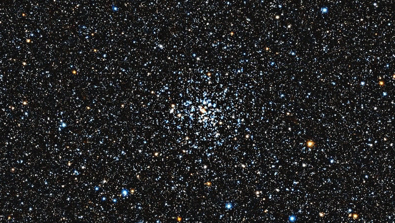 Foto simulata di un'ora di M37 Salt and Pepper Cluster con il Seestar S50