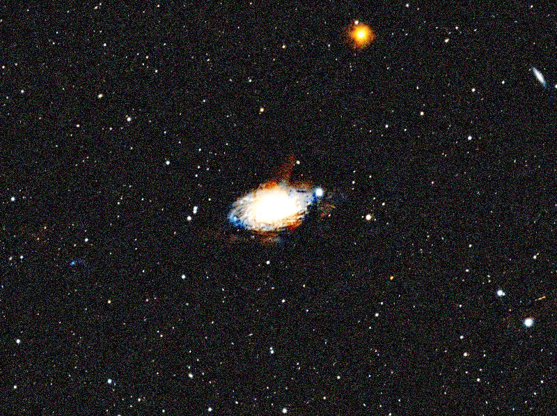 Foto simulada de una hora de Sunflower Galaxy con el Odyssey Pro
