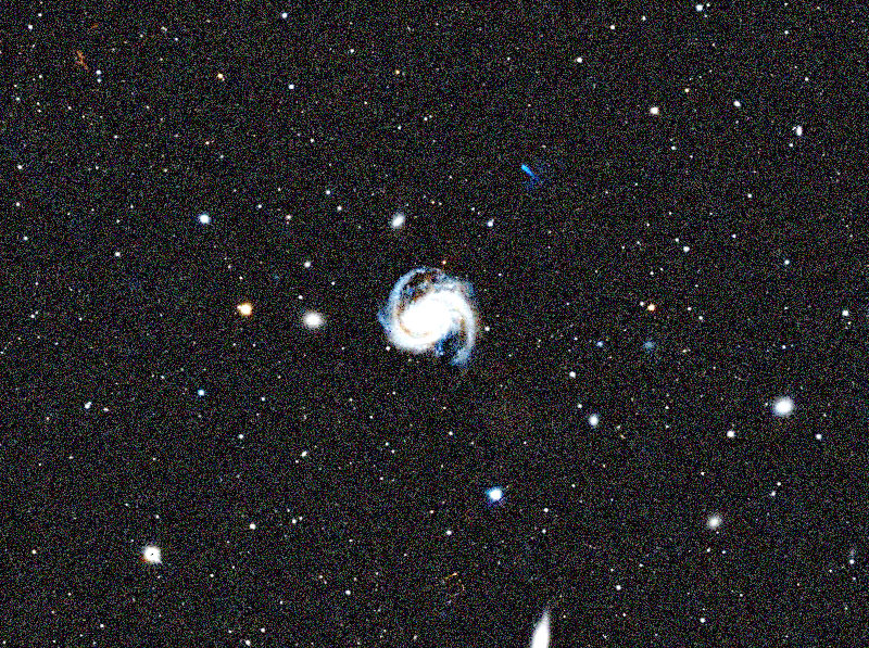 Foto simulata di un'ora di M100 con il Odyssey