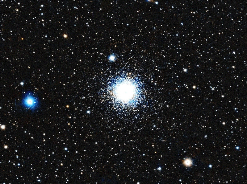 Foto simulata di un'ora di M15 con il Odyssey