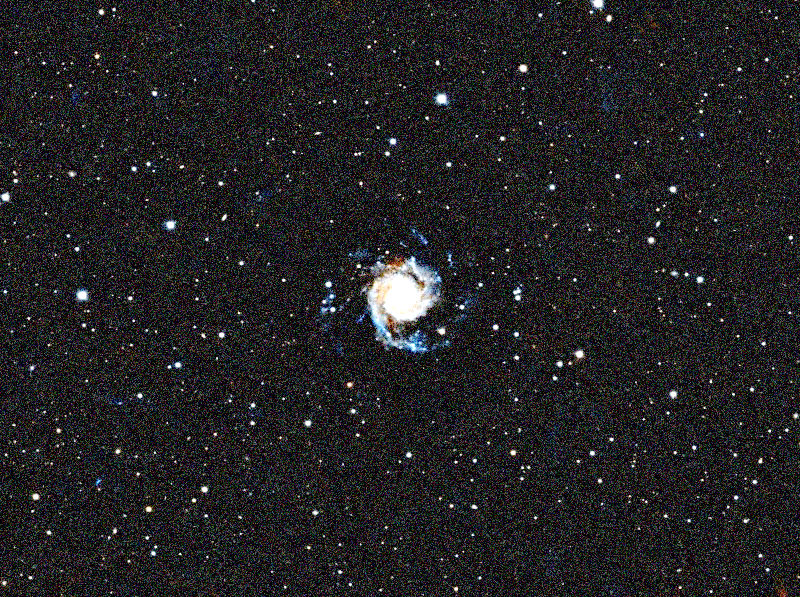 Foto simulata di un'ora di M74 Phantom Galaxy con il Odyssey