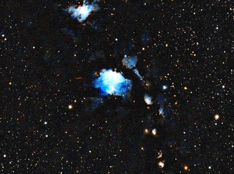 Foto simulata di un'ora di M78 con il Odyssey