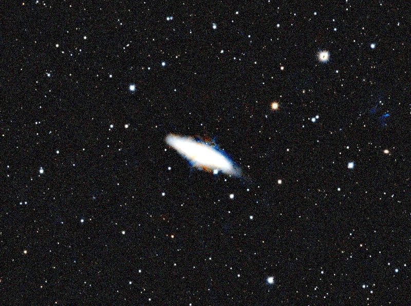 Foto simulata di un'ora di M82 Cigar Galaxy con il Odyssey