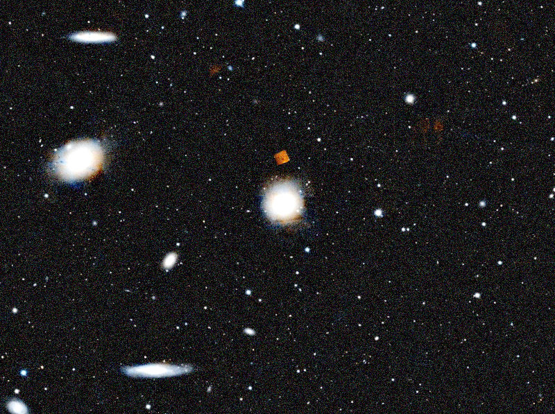 Foto simulata di un'ora di M84 con il Odyssey