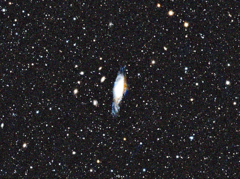 Foto simulata di un'ora di NGC 7331 con il Odyssey