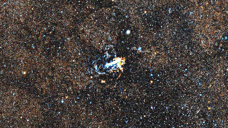 Foto simulada de una hora de Omega Nebula con el Vespera 3