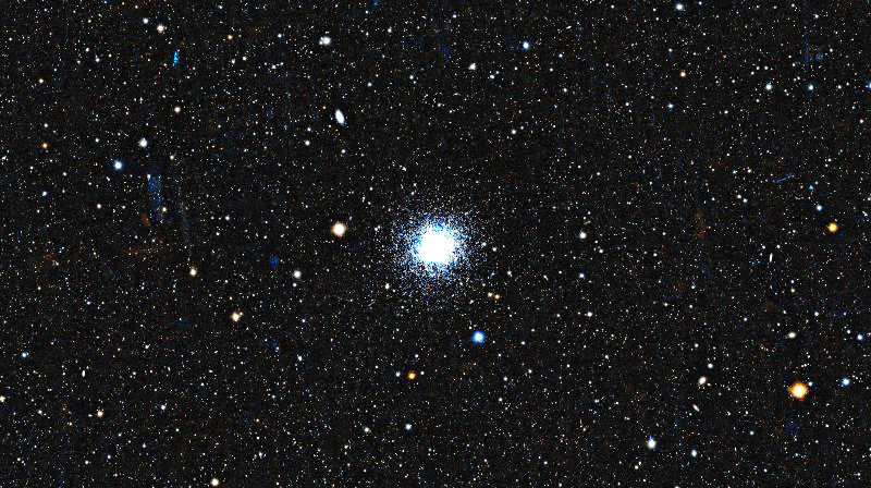 Photo simulée d'une heure de Hercules Cluster avec le Vespera II