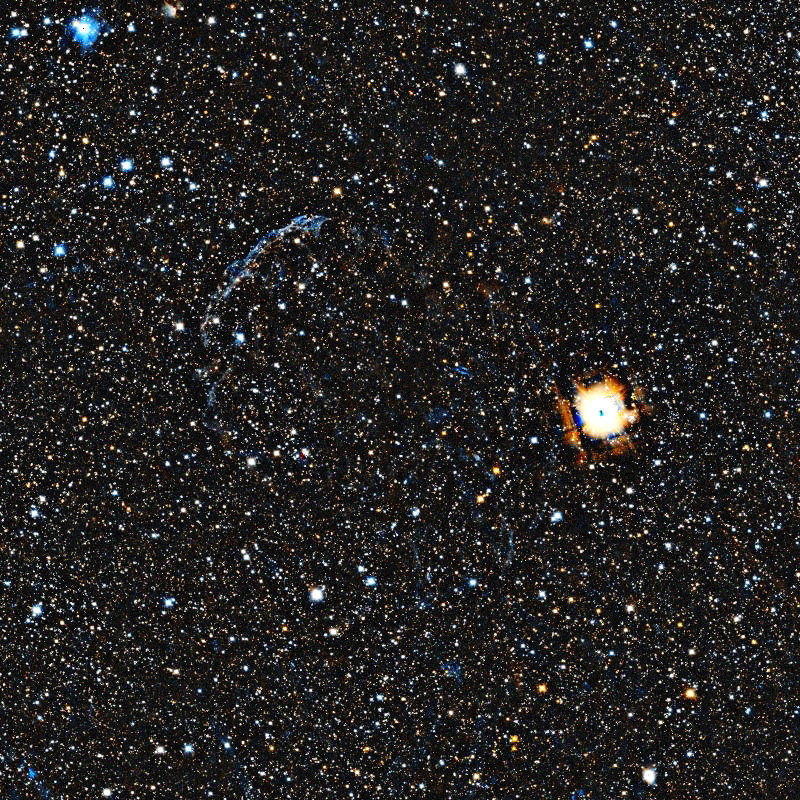 Foto simulata di un'ora di IC 443 Jellyfish Nebula con il Vespera Pro 2