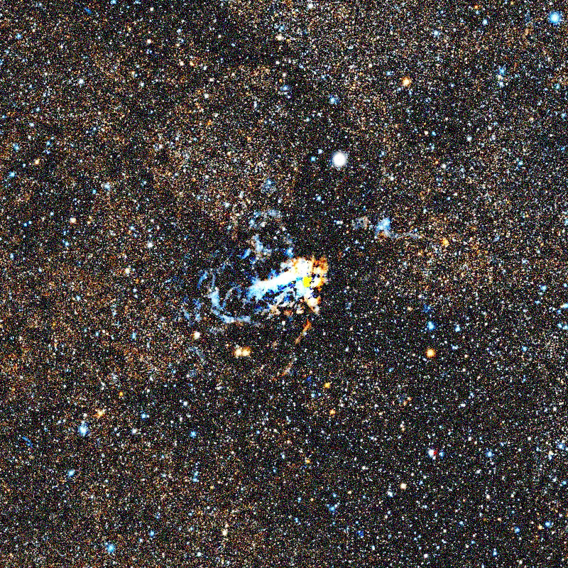 Foto simulada de una hora de Omega Nebula con el Vespera Pro 2