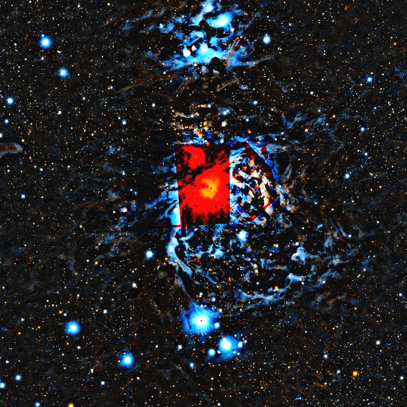 Foto simulada de una hora de Orion Nebula con el Vespera Pro 2